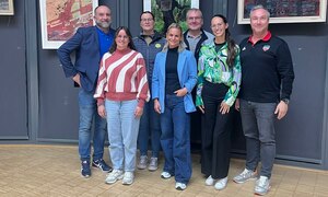 Gruppenfoto mit den Mitgliedern des neuen Jugendrates der Sportjugendsaar